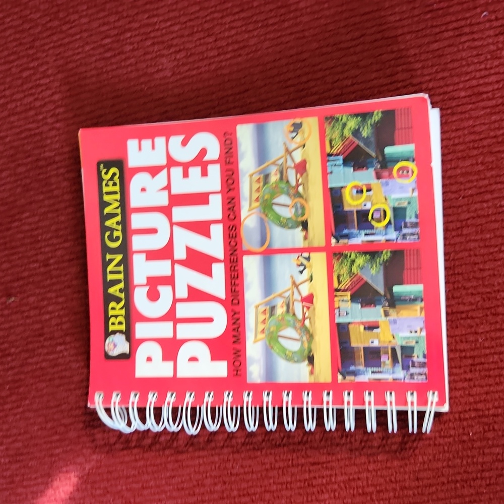 Brain Games picture puzzlez book bnwot